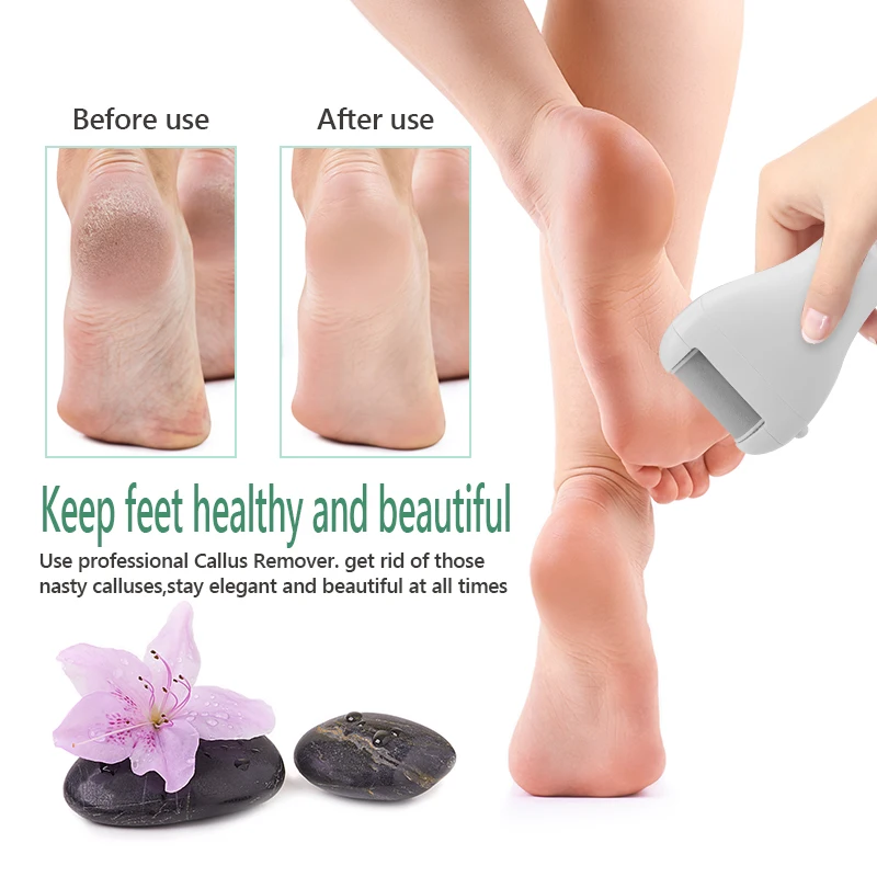 

New Upgrade Electric Grinder Pedicure Tools Foot Care Tool Pedicure Velvet Smooth Machine Callus Remover for Foot Heel Skin