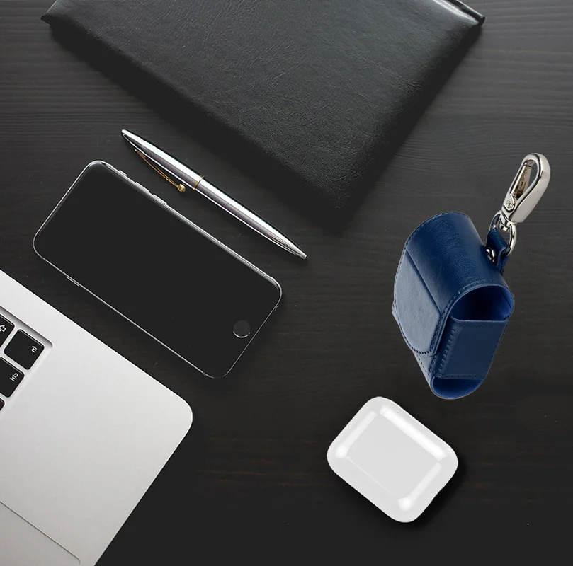 Наушники из искусственной кожи чехол для защитный AirPods Аксессуары Apple Air Pods