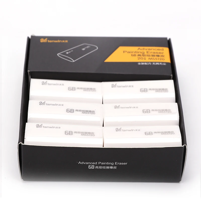5 шт./лот 6B Профессиональный ластик художественный эскиз для рисования