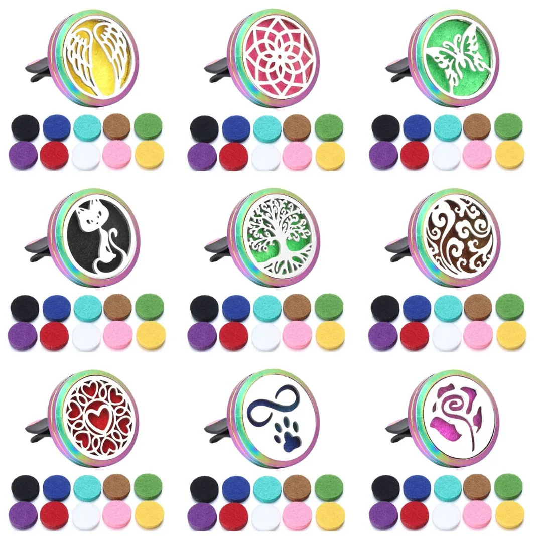 Цветной диффузор для ароматерапии ювелирное изделие автомобильный парфюмерный