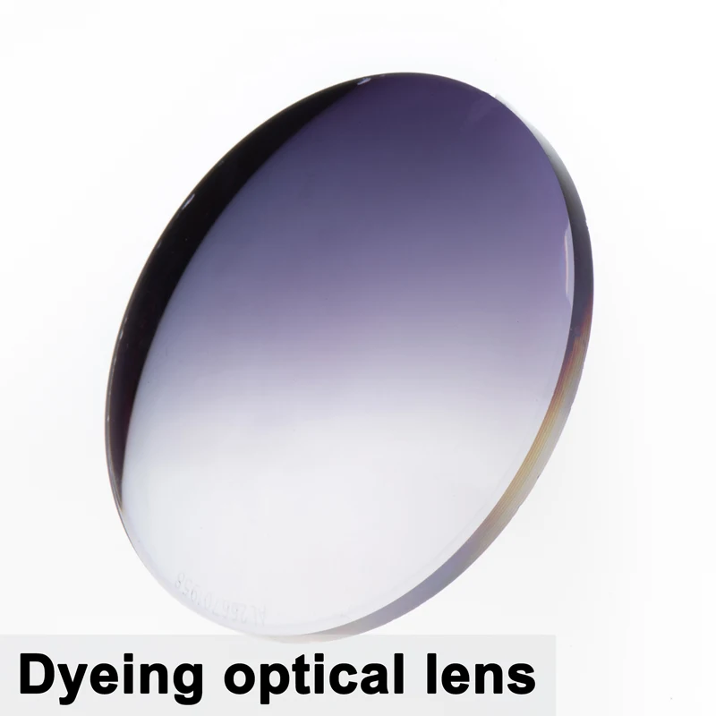 Пара линзы окрашенная близорукость асферические CR 39 по рецепту при