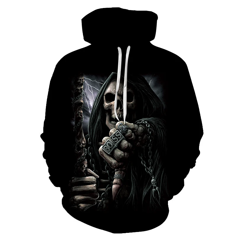 

2021 Fsahion New Men's 3D Hoodies Men's 3D Printing Extreme Sports Hip Hop Long Sleeve Funny Autumn Streetwear Man's Hoodie