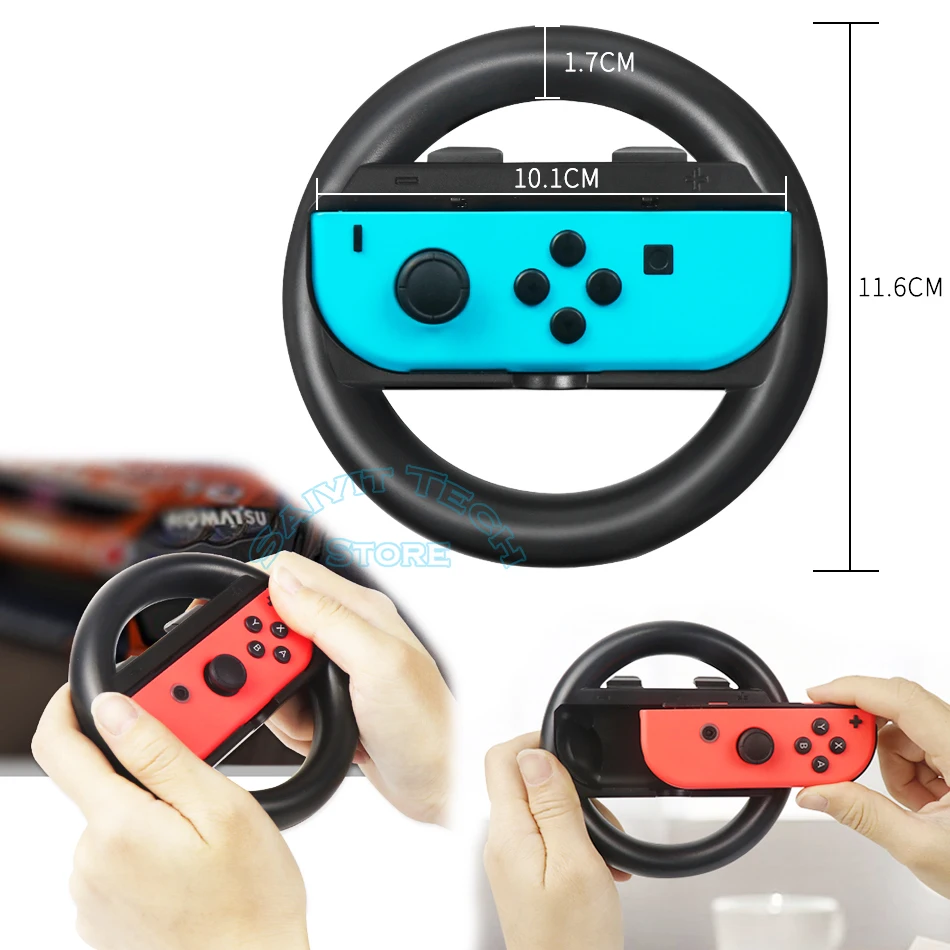 Ручки для Nintendo s Switch 2 шт. держатели гоночных рулевых колес контроллера Joy