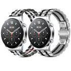 Браслет из нержавеющей стали для часов HUAWEI WATCH GT 23 46 мм, классический металлический ремешок для наручных часов Xiaomi Watch S1HONOR GS Pro, 22 мм
