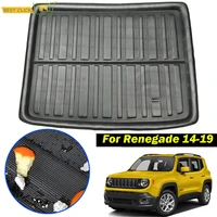 for jeep renegade 2014 2019 interior rear trunk boot liner cargo mat floor carpet tray protector waterproof mats