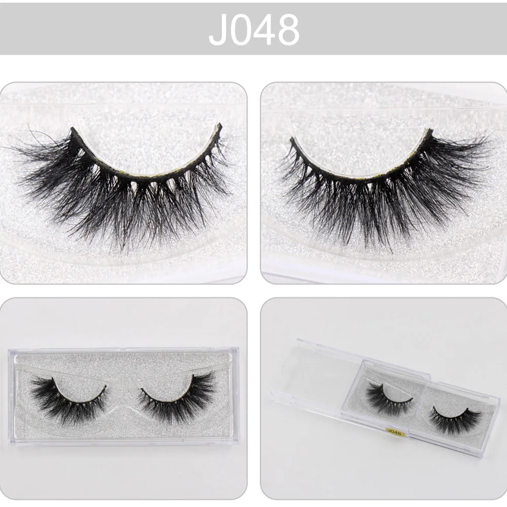 

SOQOZ False Eyelashes 3D Mink Lashes Luxury Handmade Mink Eyelashes Fluffy Volume Lashes Cruelty Free Dramatic Eyelashes