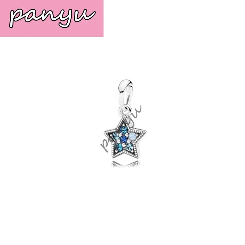 Pandoras Подвески Серебро 925 Единорог звезда кулон подходит для Pandoras DIY браслет и браслет струны Шарм ювелирные изделия