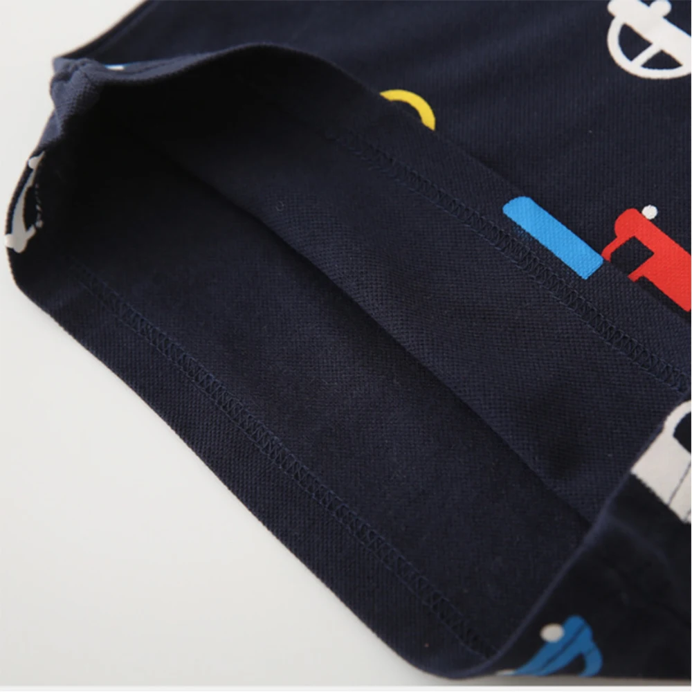 

Mudkingdom Boys Polo Shirts Summer Short Sleeve Fashion Cartoon Car Print Tops Casual Lapel Boys Clothes