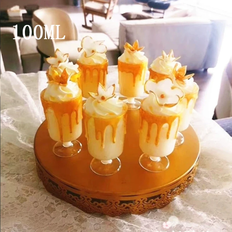 

10 шт., одноразовые пластиковые чашки для пудинга, мл