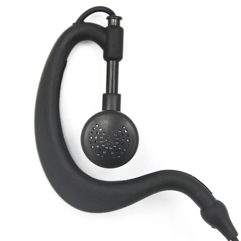 G Shape Motorola Earpiece Earhooks Walkie Talkie Earphone with PTT for Gp328Plus EX500 EX600XLS PRO5150 Elite PTX700 Plus HYT