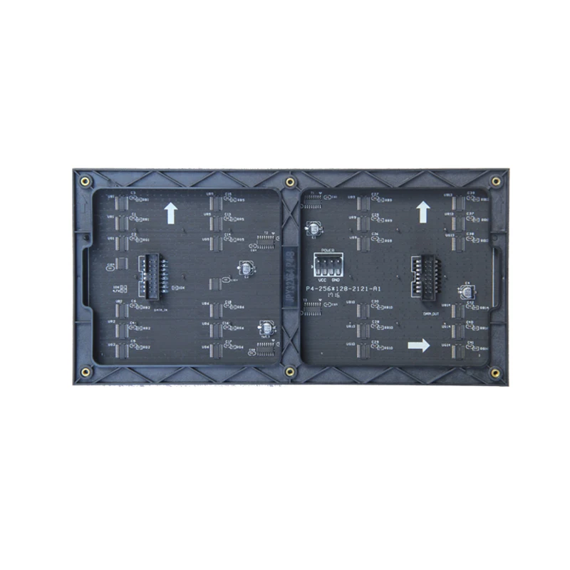 Полноцветный светодиодный модуль для рекламы P4 Indoor SMD2121 256*128 мм плата 64*32 пикселей