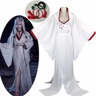 Аниме Demon Slayer Kimetsu Косплей Rui костюм кимоно Unform Spider Ghost Sister Mom косплей костюм на Хэллоуин C98C43