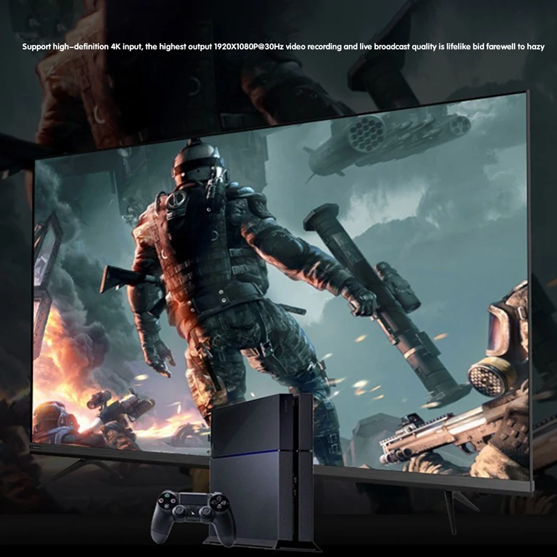 

HDMI HD Video Capture Card Support 4Kx2K Input 1080PHD Video Capture Card for Games, Meetings, Teaching Videos