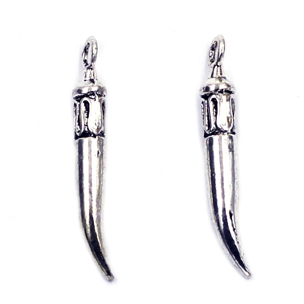 Подвески из итальянского рога с перцем чили 20 шт. модные ювелирные изделия сделай