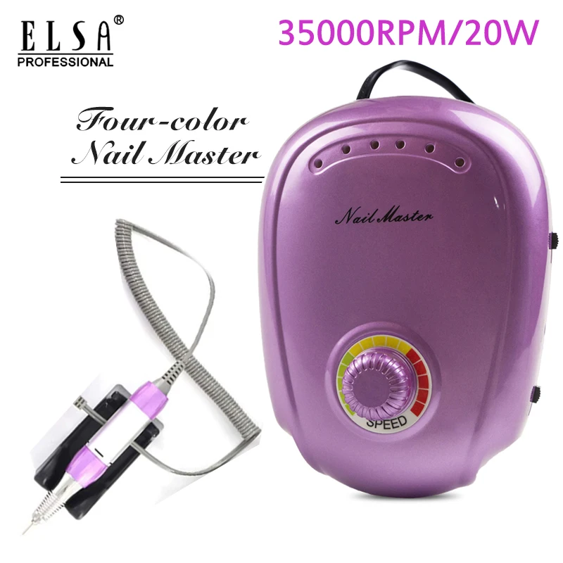 Электрическая пилка для ногтей маникюрная машинка с медной ручкой электрическая