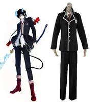 anime ao no exorcist cosplay blue exorcist rin okumura cosplay costume school uniform men suits outfits
