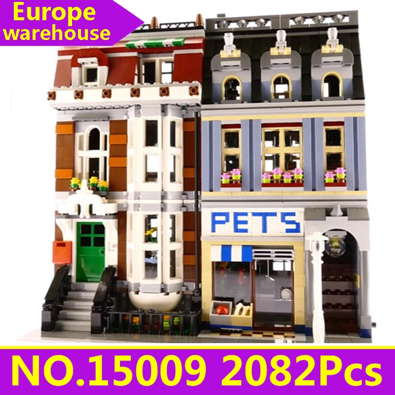 Lepinblocks City Street View Creator Expert House строительные блоки набор кино архитектура замок игрушки для детей King Bricks