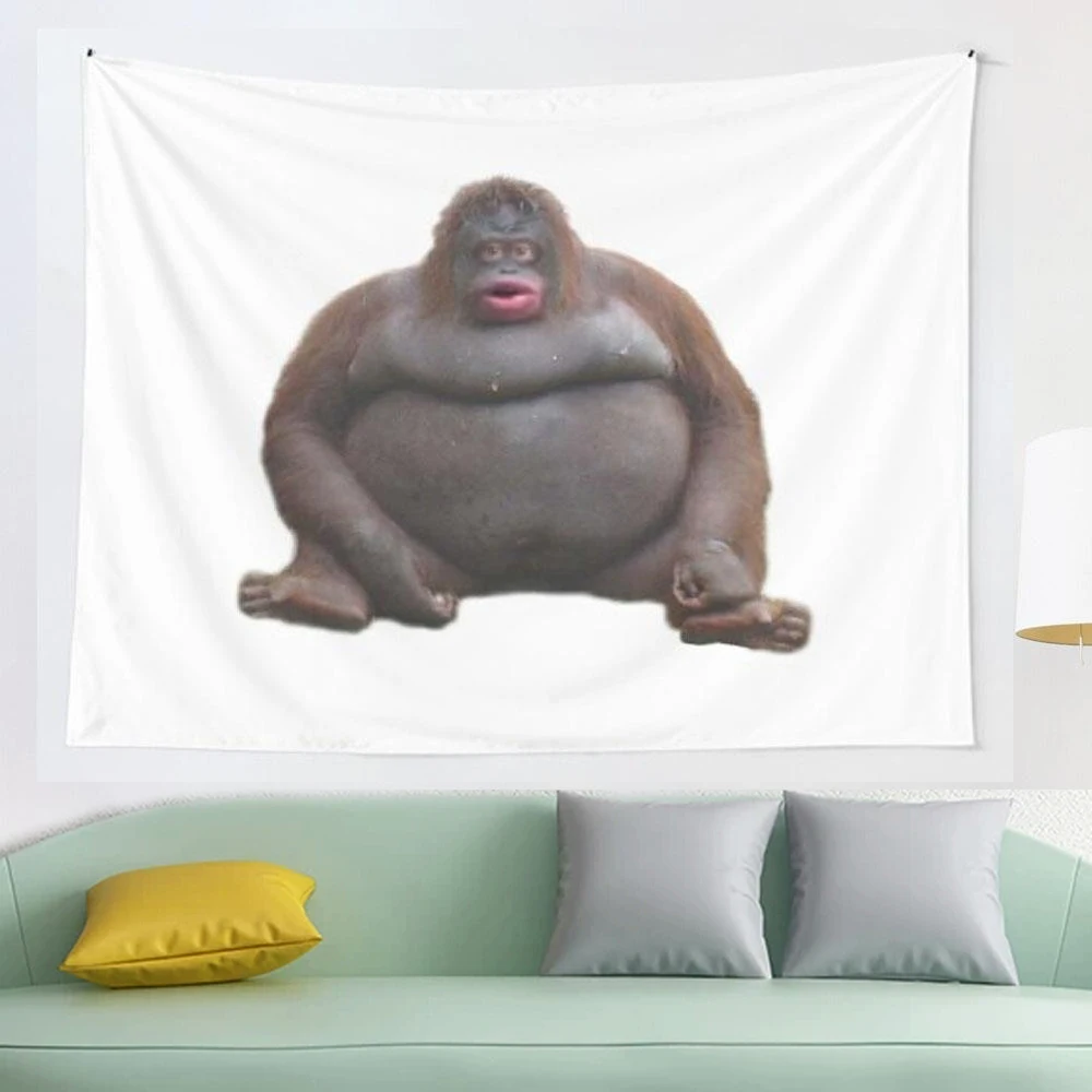 

le monke uh oh stinky tapestry wall decoration witchcraft tapestry Bohemian Hippie home decoration mattress yoga mat