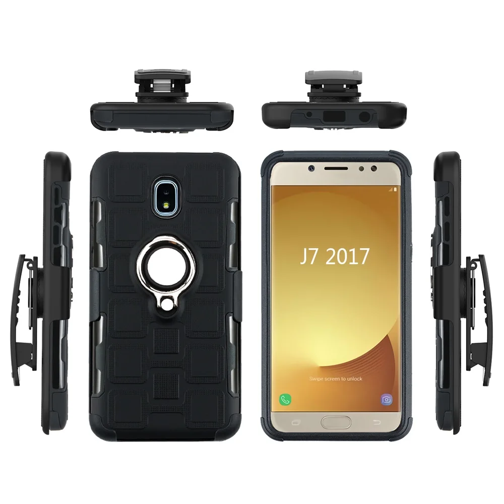 Чехол с поворотным зажимом для ремня Samsung Galaxy J5 J7 Pro 2017 чехол J530 J730 SM-J730 Магнитный |
