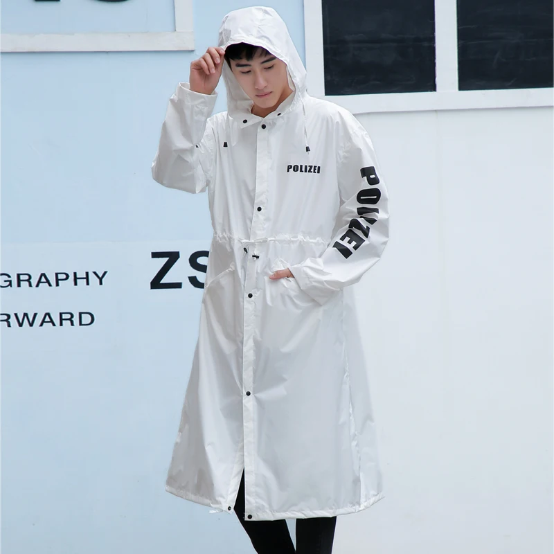 

Hiking Long Raincoat Women Waterproof Travel Outdoor Reusable Adult Hooded Raincoat Portable Regenjacke Household Items DA60YY