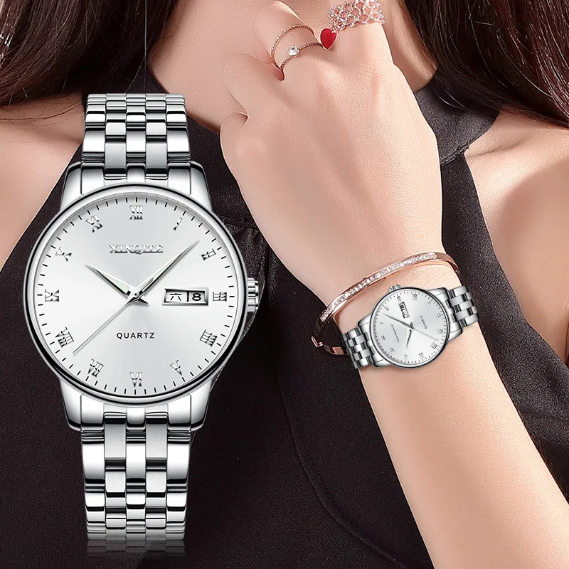 Новинка 2019 золотые часы женские креативные стальные часы-браслет Relogio Feminino Montre