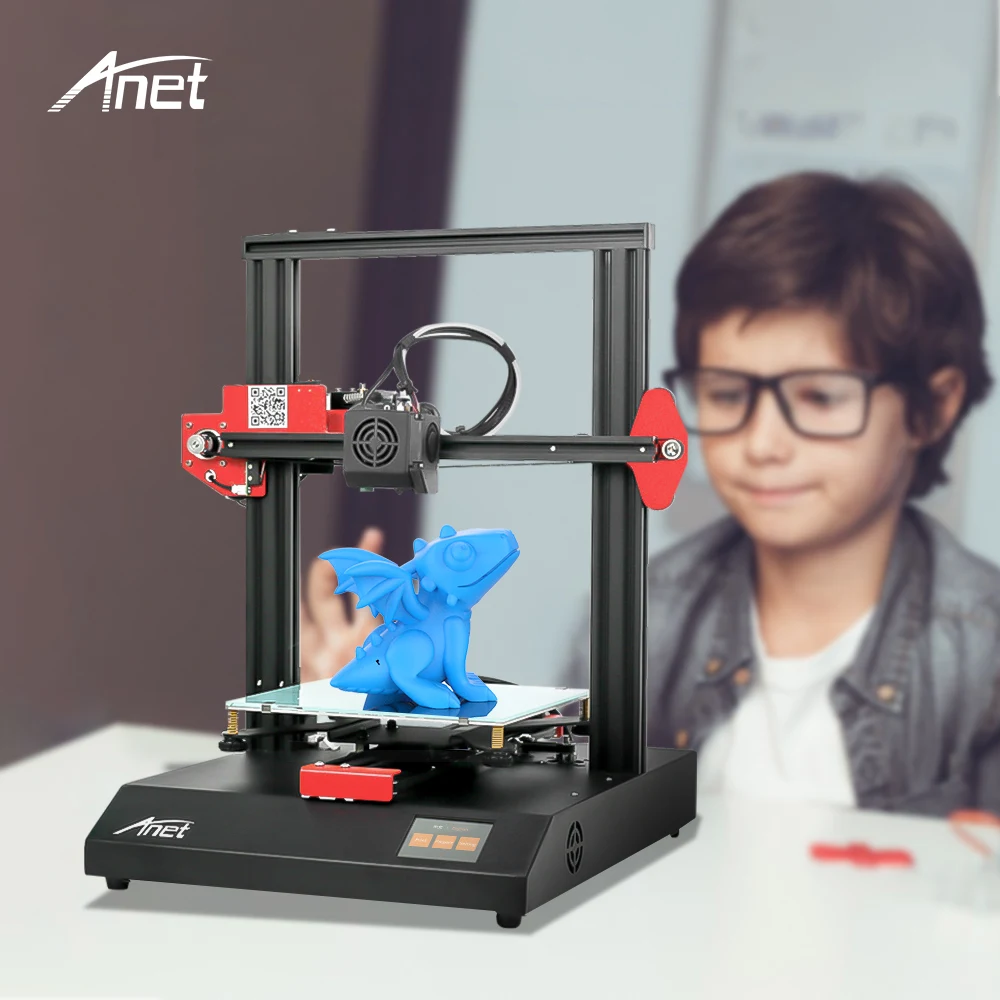 Anet ET4 3D принтер Высокая точность экструдер Prusa i3 DIY набор с авто кровать