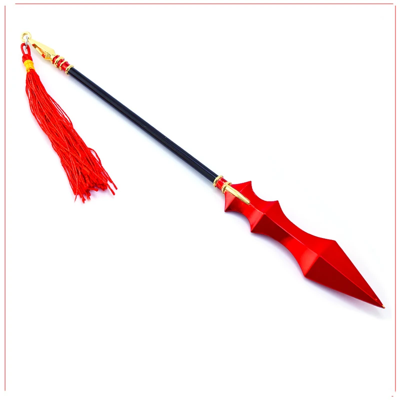 

Full-time masters surrounding Ye Qiu's first generation war spear 22cm cosplay metal jewelry props decoration