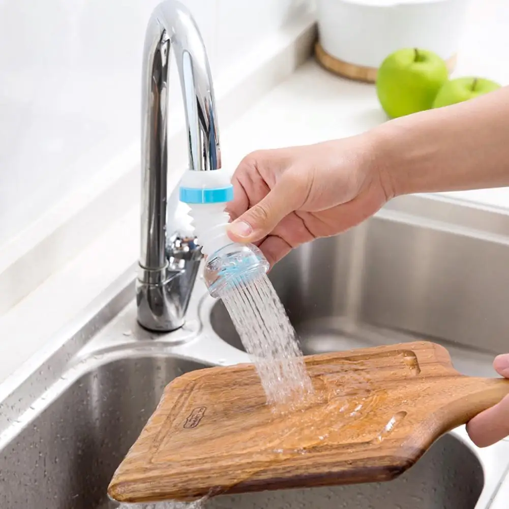 

360 Rotation Kitchen Faucet Spouts Sprayers PVC Shower Water Saver Nozzle Kitchen Water Accessories Purifier Tap Water G7Q8