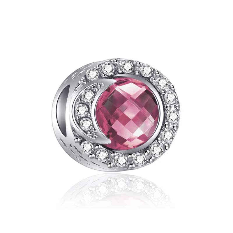 Летние DIY бусины медведь Корона зонтик карта цветы кристалл шармы Бусины