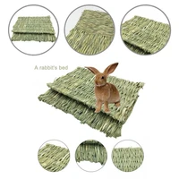 creative cozy hamster rabbit sleeping pad natural pet grass mat no additives small animals supplies