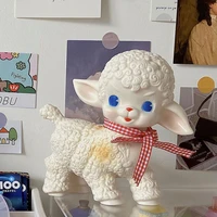 retro classic rubber sheep dolls cute girl sweetheart sounding animal gift model lamb static birthday toy toys decora