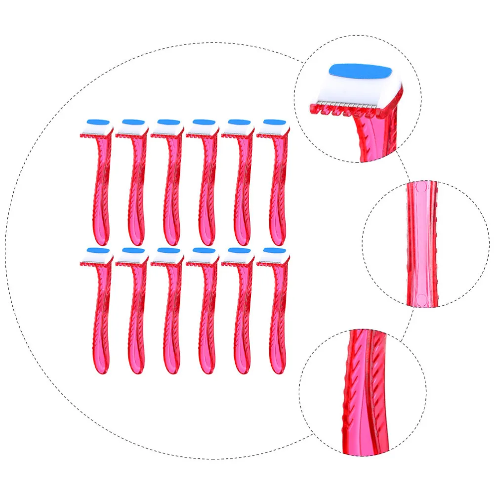 

12pcs Razor Hair Shaver Body Hair Remover Trimmer Shaper T-Type Razor