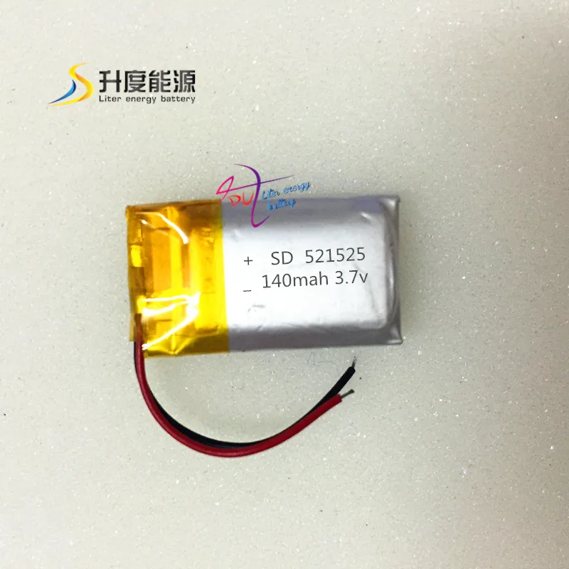 Таблеточная батарея 521525 501525 самая маленькая 3 7 v 140mah литий ионная полимерная 501527