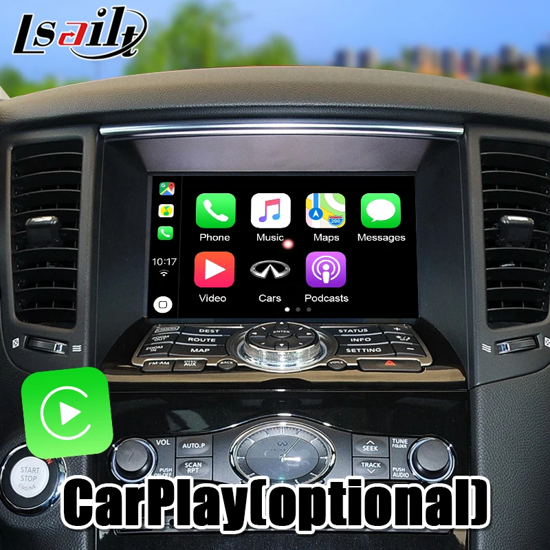 Видеоинтерфейс Lsailt Android 9 0 GPS навигационная коробка для Infiniti QX50/60/70/80/Q70 2012 2017 с WIFI