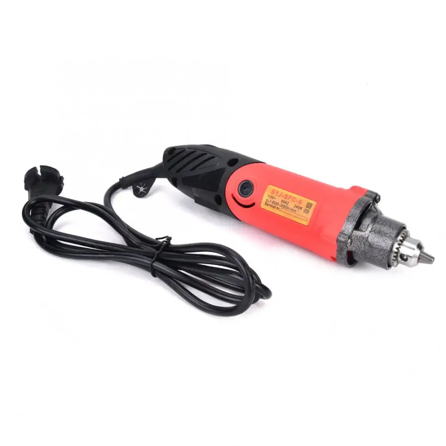 Электрический шлифовальный набор Красный 6 с переменной скоростью металлический