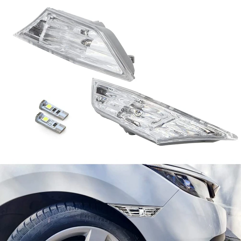 Car LED Side Marker Turn Signal Lamp With T10 Bulbs For Honda Civic 2016 2017 2018 2019 | Автомобили и мотоциклы