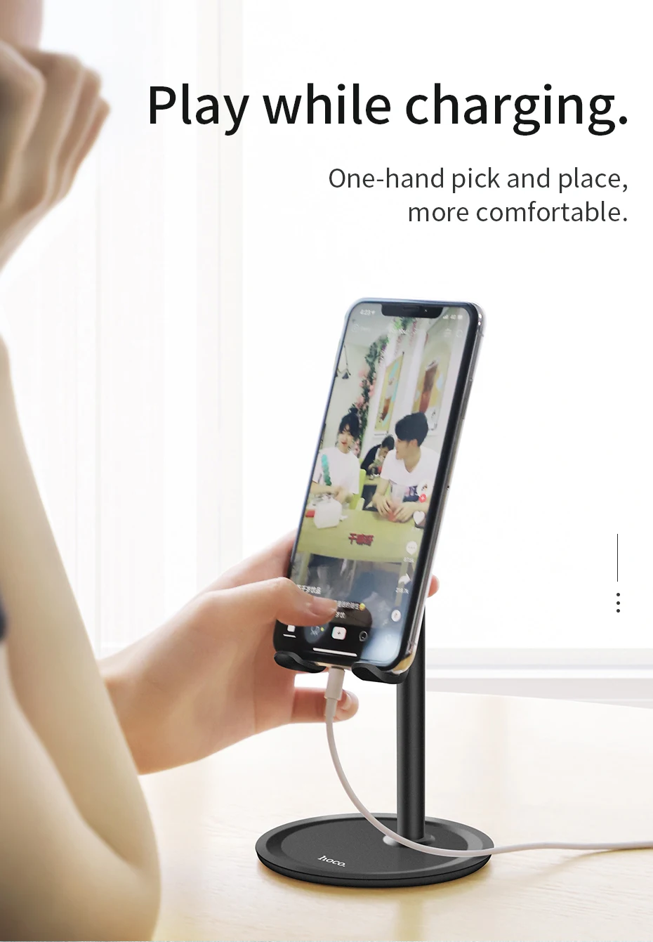 HOCO держатель для мобильного телефона Подставка для iPhone Xiaomi huawei samsung планшет держатель для телефона Регулируемая подставка для телефона