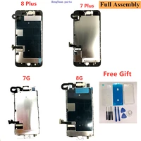 for iphone lcd screen full set assembly complete for iphone 7 8 plus replacement display with front camera%ef%bc%8b ear speaker%ef%bc%8b sensor