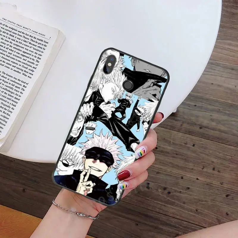 

Funda Jujutsu Kaisen Anime Phone Case For Xiaomi Redmi note 7 8 9 t max3 s 10 pro lite Luxury brand shell funda coque