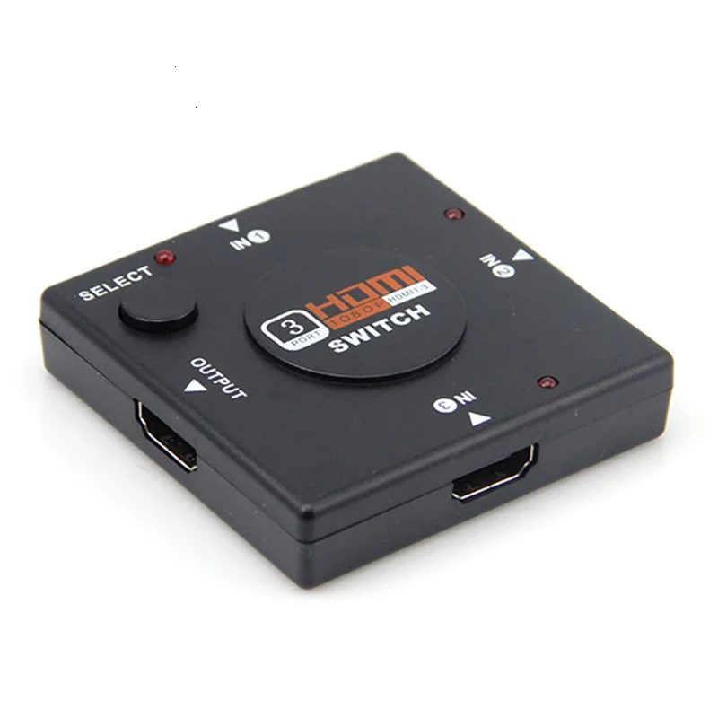 3 портовый коммутатор сплиттера HDMI 1x3 Mini hdmi порт вход 1 выход для HDTV 1080P видео DV kvm