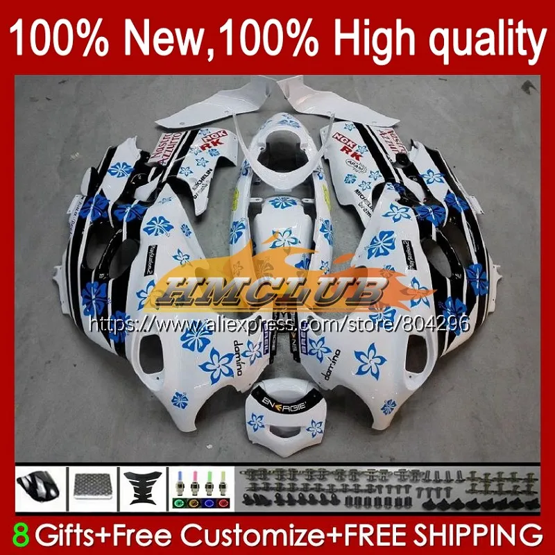 

Body For SUZUKI KATANA GSXF 750 600 GSXF750 White blue 5No.47 GSXF600 03 04 05 06 07 GSX600F 2003 2004 2005 2006 2007 Fairings