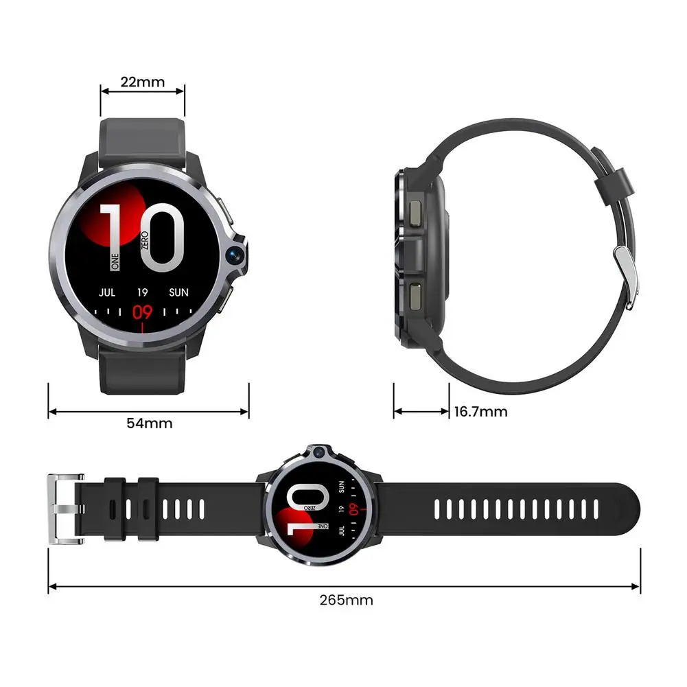 

Smartwatch 2021 KOSPET PRIME S 1GB 16GB Smart Watch Men Dual Mode Camera Bluetooth GPS 4G Android Smart Watch IP67 Waterproof