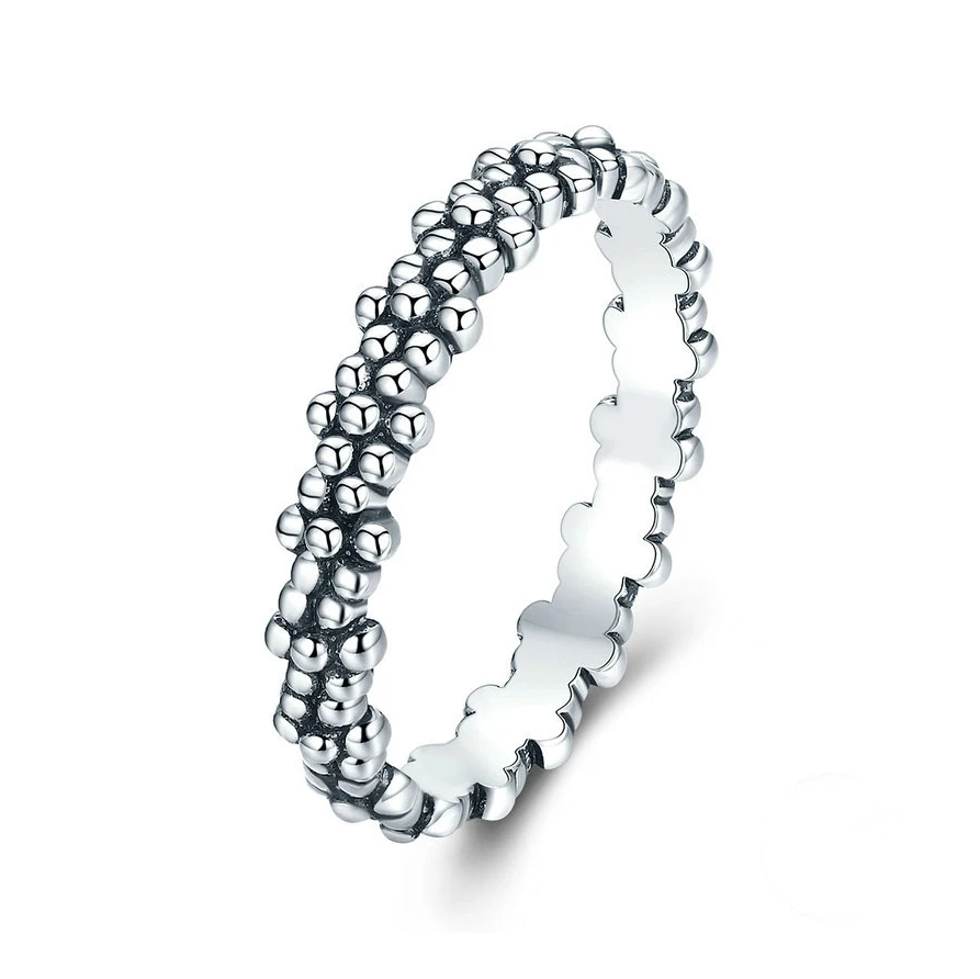 Ring of Daisies Новинка, модное кольцо, любовь, сердце, корона, цветок, кольца на палец, прозрачный CZ, подходит для женщин, Свадебный бренд, ювелирное изделие, подарок, Прямая поставка - Цвет основного камня: Ring of Daisies