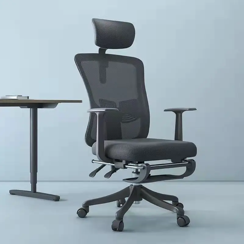 

Удобное компьютерное кресло для дома, офисное эргономичное кресло с откидывающейся спинкой и подъемом, офисная мебель
