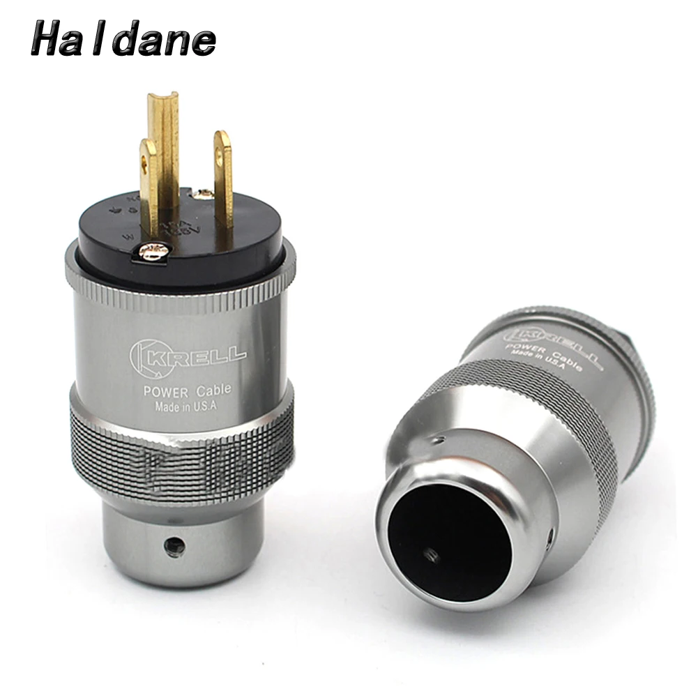 Холдейн пара Hi fi KREL позолоченные США AC Мощность Plug EndAudio Класс Медь штепсельная