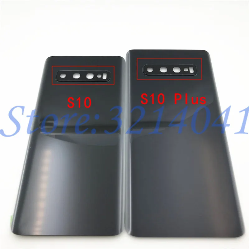 Новая стеклянная крышка батарейного отсека Корпус задней крышки для Samsung Galaxy S10