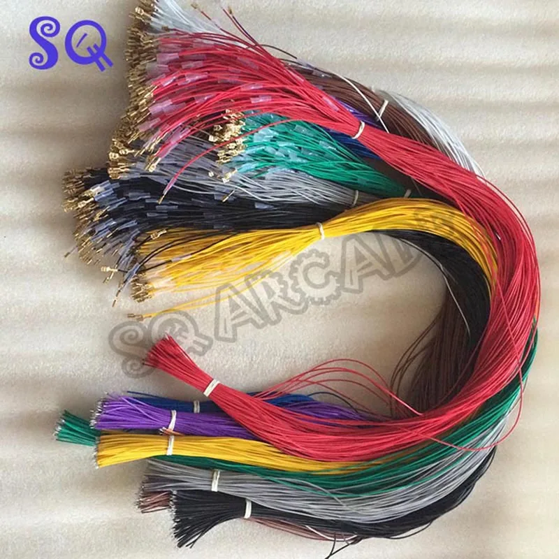 

100pcs/lot 20 GUA Assorted colors 1M wire with 187 insulated ends 110 insulated ends with plastic cover