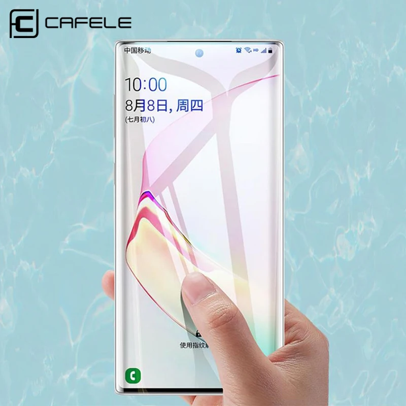 Мягкая Гидрогелевая пленка Cafele для Samsung Galaxy Note 10 полноэкранная Защита note чехол не