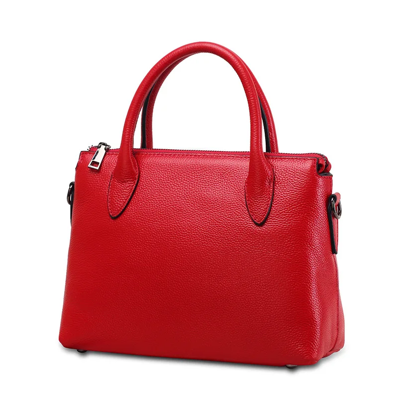 

Leather Women's Bag 2019 New Single Shoulder Messenger Bag Middle Age Women's Bag Mother's Bag Women's Handbag