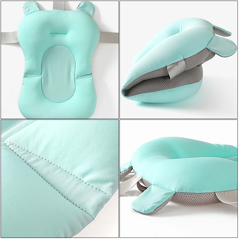 

Baby Bath Tub Non-Slip Seat Adjustable Soft Bathing Seat Support Mat Newborn Safety Security Bath Pillow Bathtub Cushion